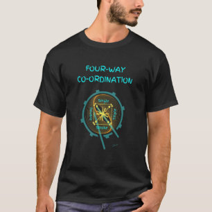 Drums Drumming Drummer 4 Way Coordination T-Shirt