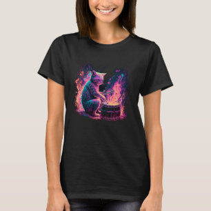 Drums Drummmer Cat 8 T-Shirt