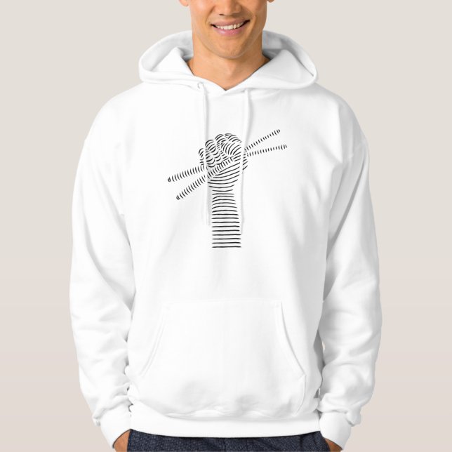 Drums Drumsticks Drummer Hoodie (Front)