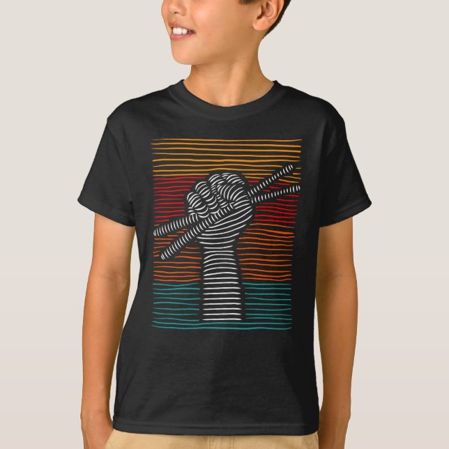 Drums Drumsticks Drummer T-Shirt (Front)