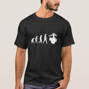 Drums Evolution Drummer Musician T-Shirt