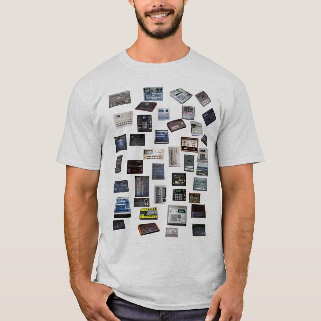 Drums Machine History T-Shirt (Front)