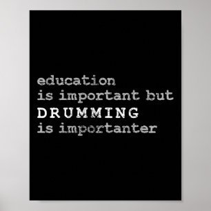 Drums Marching Band Drummer Education  Poster