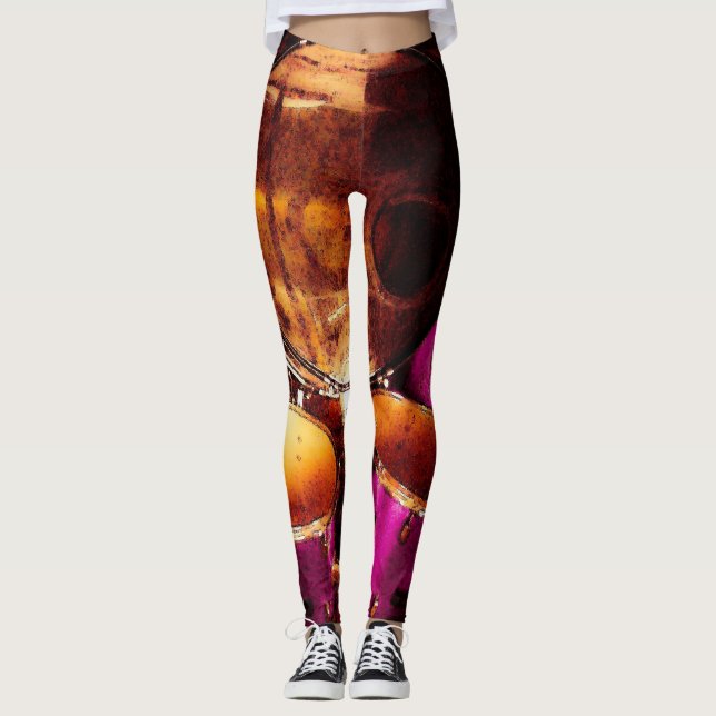 Drums, outdoor jam leggings (Front)