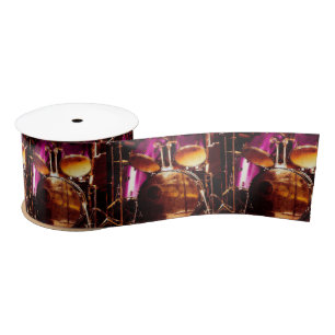 Drums, outdoor jam satin ribbon