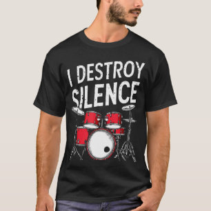 Drums  Percussion Rock Music Drummer Gift Mens  Wo T-Shirt