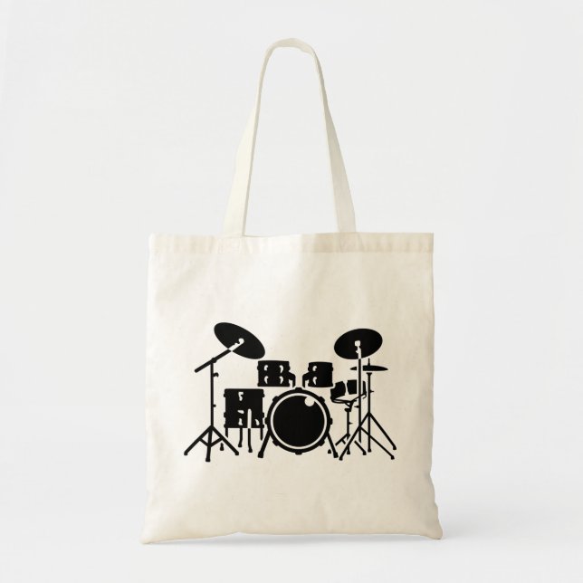 Drums percussion tote bag (Front)