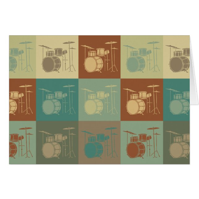Drums Pop Art (Front Horizontal)