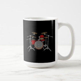 Drums: Red Drum Kit: 3D Model: Coffee Mug