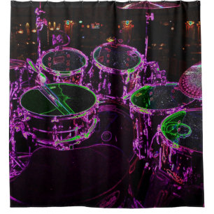 Drums sccnm shower curtain