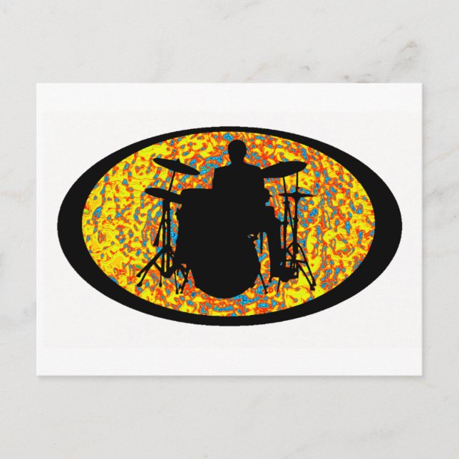 DRUMS THE FUNK POSTCARD (Front)