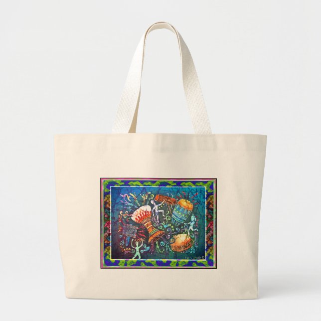 DRUMS Tote Bag (Front)