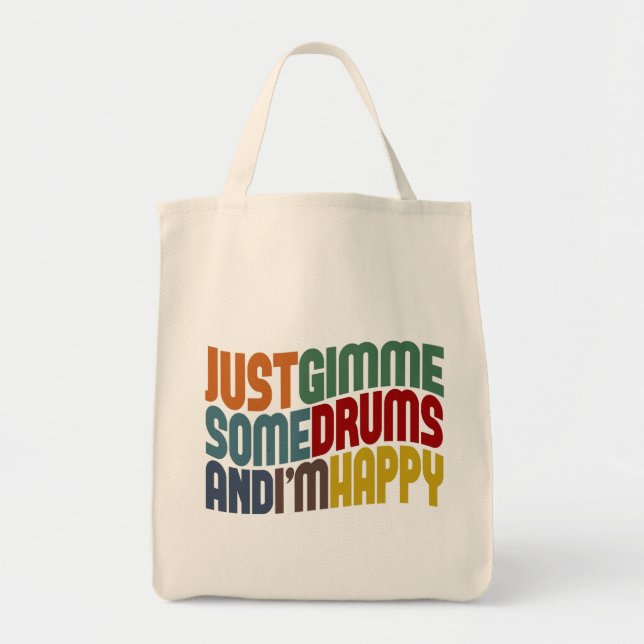 Drums Tote Bag (Front)