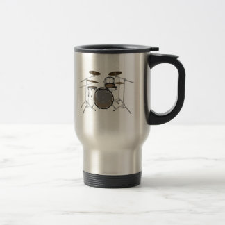 Drums: White Drum Kit: 3D Model: Travel Mug
