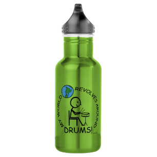 Drums - World Revolves Around 532 Ml Water Bottle