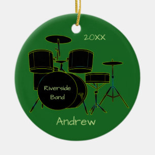 Drumset Personalised Ornament