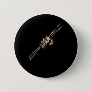 Drumstick 6 Cm Round Badge