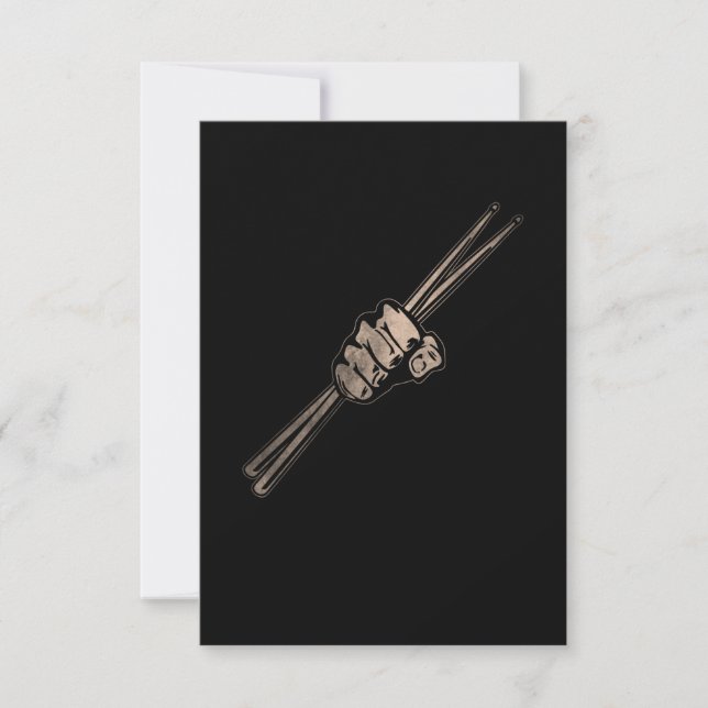 Drumstick Thank You Card (Front)
