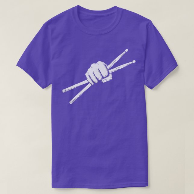Drumsticks Drummer  Drumset Drums Gift  T-Shirt (Design Front)
