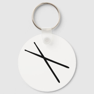 drumsticks icon key ring