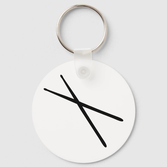 drumsticks icon key ring (Front)