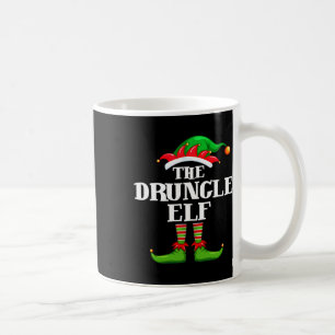 Druncle Elf Matching Family Group Christmas Party Coffee Mug