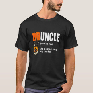 Druncle Shirt Beer Drinking Uncle Gift