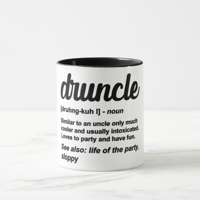 Druncle/Uncle Definition Mug (Center)