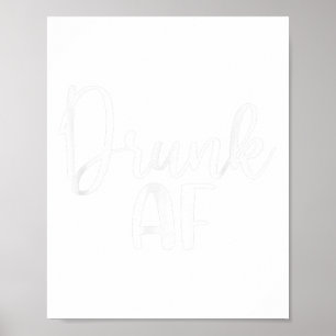 Drunk Af, Funny Christmas Matching, Men Women, Hum Poster