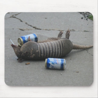 Drunk Armadillo Mouse Mat