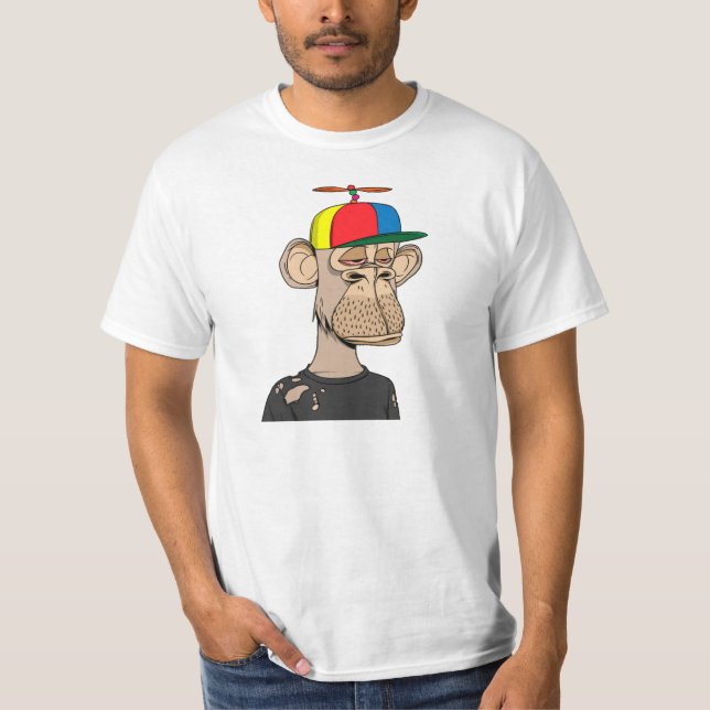 drunk bored monkey avatar T-Shirt (Front)