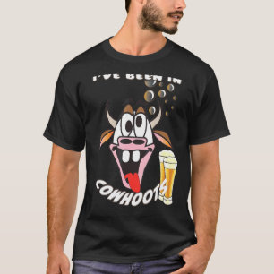 Drunk Cow In Cowhoots- Cow Appreciation Party T-Shirt