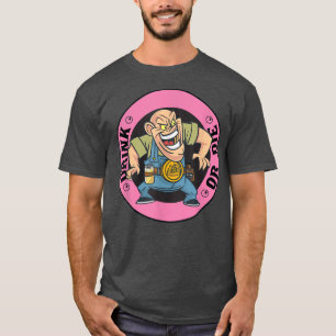 Drunk Craftsman Booze Alcohol Drinking Unicorn B T-Shirt