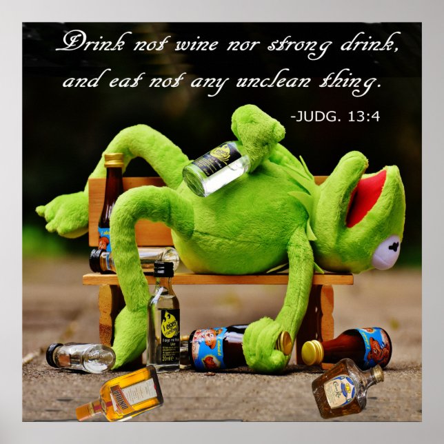 DRUNK FROG-POSTER POSTER (Front)