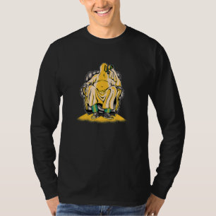 Drunk Ghost Drinking Beer Halloween Costume Meme T-Shirt