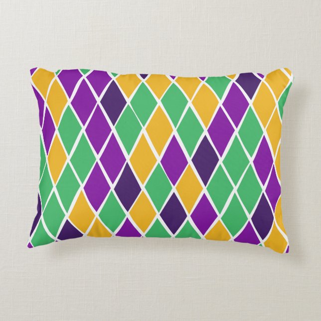Drunk Harlequin Decorative Cushion (Back)