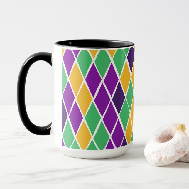 Drunk Harlequin Mug (With Donut)