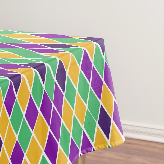 Drunk Harlequin Tablecloth (In Situ)
