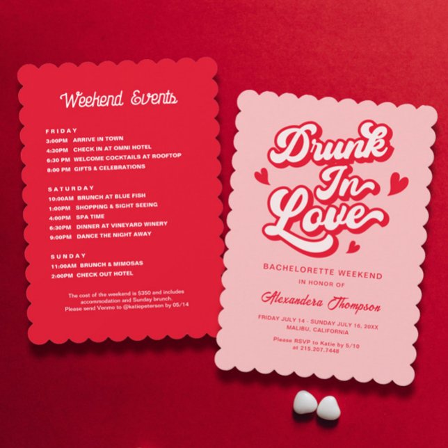  Drunk in Love Bachelorette  Invitation (Creator Uploaded)