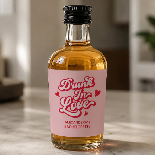 Drunk In love Bachelorette  Sparkling Wine Label (Creator Uploaded)