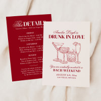 Drunk In Love Cocktails Bachelorette Weekend