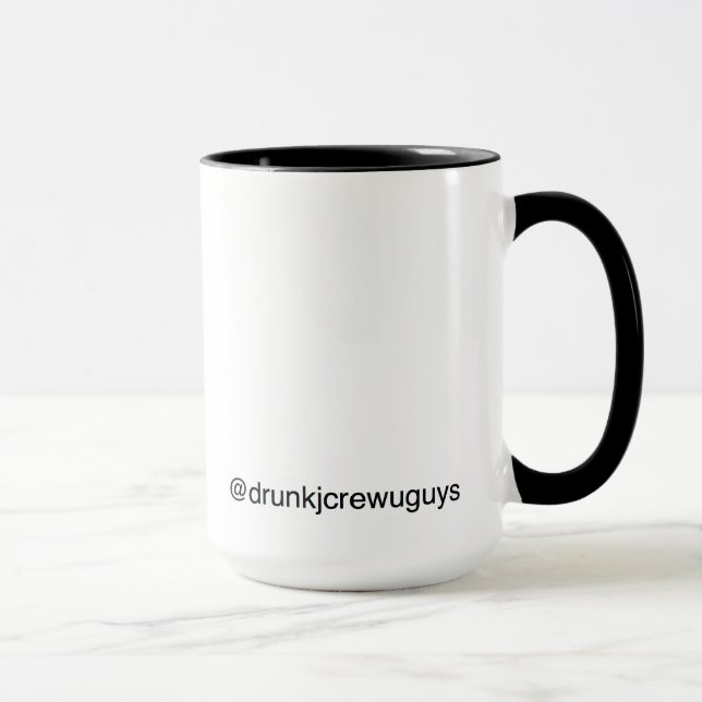Drunk J Crew Presints Mug (Right)