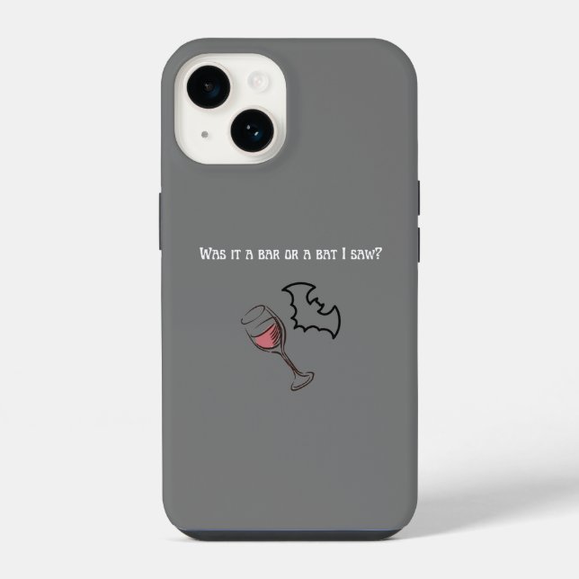 Drunk Man Funny Phrase iPhone Case (Back)