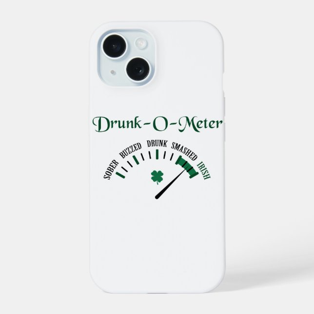 Drunk Metre iPhone 15 Case (Back)