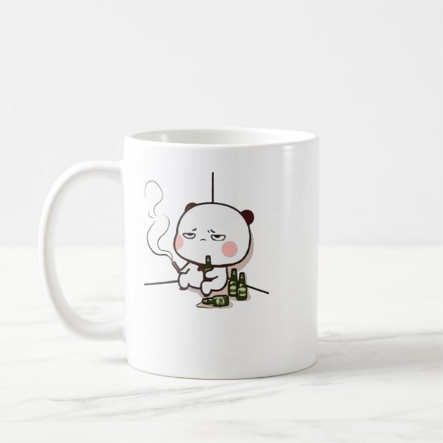 Drunk Panda Coffee Mug (Left)