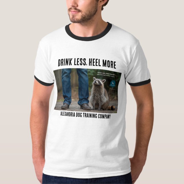 Drunk Raccoon  T-Shirt (Front)