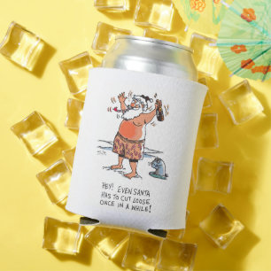 Drunk Santa can cooler