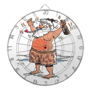 Drunk Santa dartboard