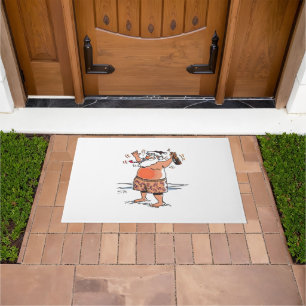 Drunk Santa doormat