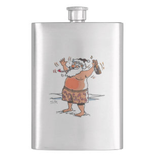 Drunk Santa stainless steel flask